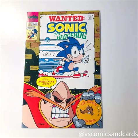Rare Sonic The Hedgehog 2 Archie Comics 1993 Hot Nice Copy Fast Ship