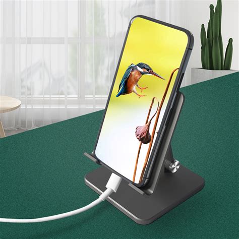 Binmer Foldable Phone And Tablet Stand Adjust Able Aluminum Portable