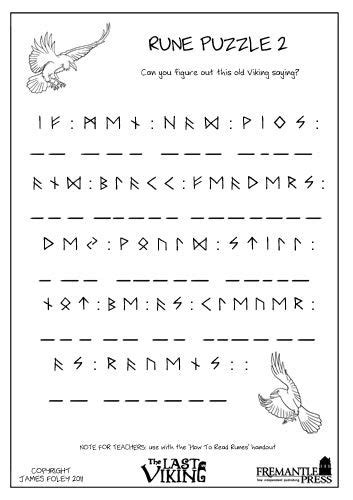 Resources Vikings For Kids Vikings Runes