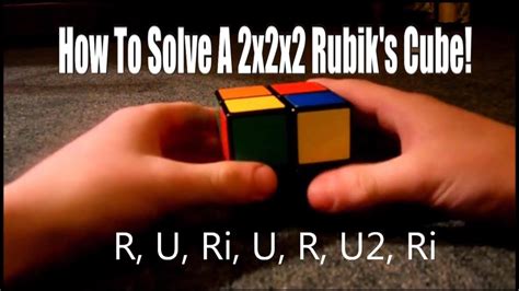 In this video, i show you how to easily solve the original rubik's cube puzzle.algorithms***first layer***white crossflip edge: How Solve A 2x2x2 Rubik's Cube EASIEST WAY - YouTube