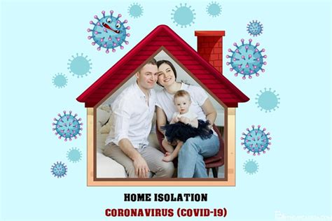 Our coronavirus themed christmas cards can be. Home Isolation Family Card With Photo Frame