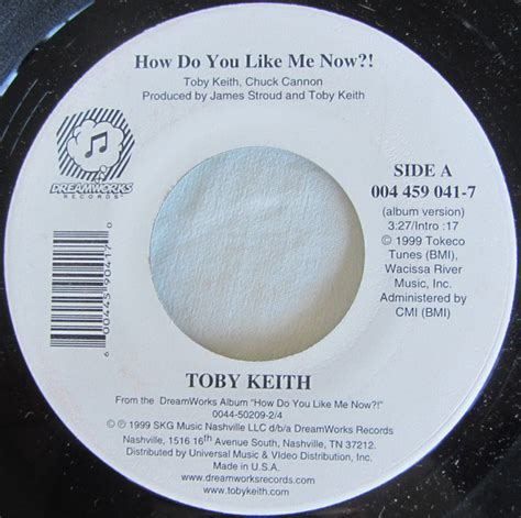 toby keith how do you like me now vinyl 7 discogs