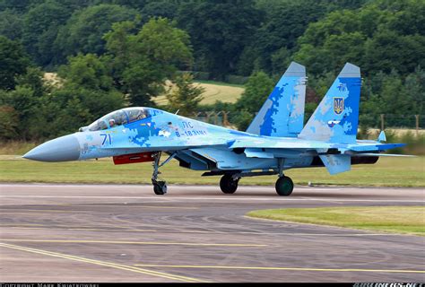 Sukhoi Su 27ub Ukraine Air Force Aviation Photo 4487129