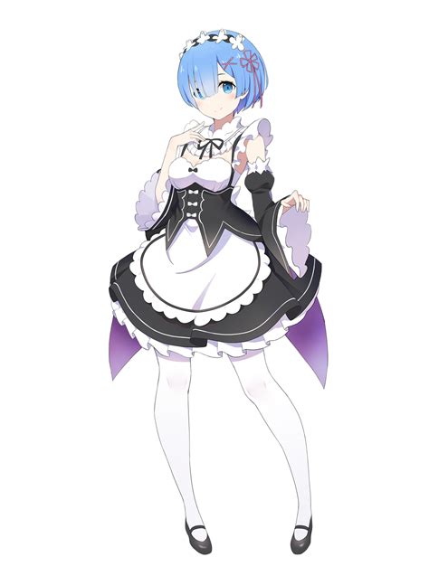 Rezero Rem Ram Official Art Anime Anime Maid Art