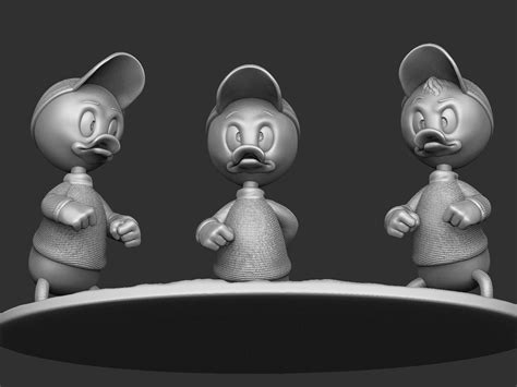 Stl File Huey Dewey And Louie Stl 3d Printable・design To Download And