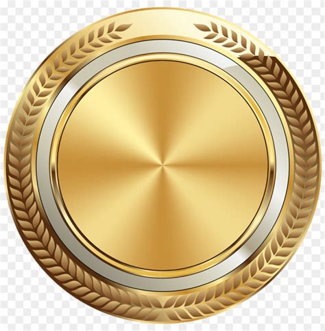 Gold Seal Badge Template Transparent Image Png Transparent With Clear