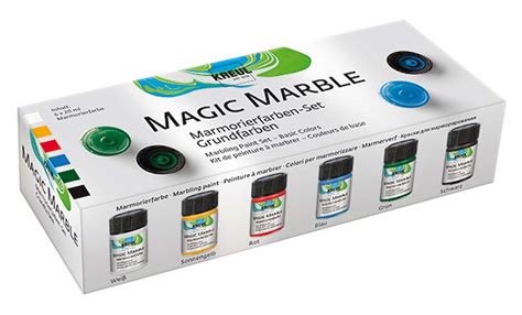 Magic Marble Paint Set Basic Colors Amazonca Home And Kitchen