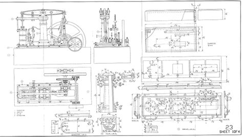 M E Beam Engine Drawings M23 4
