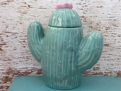 Fabulous Treasure Craft Saguaro Cactus Cookie Jar Vintage Made