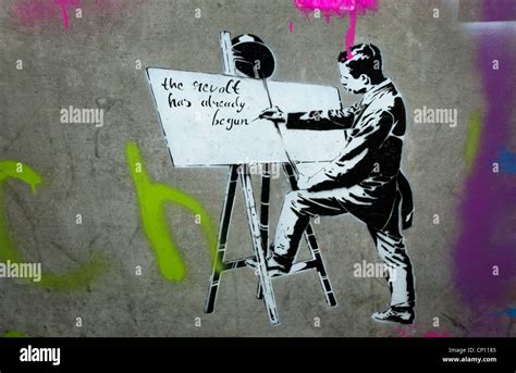 Banksy Graffiti High Resolution Stock Photography And Images Alamy
