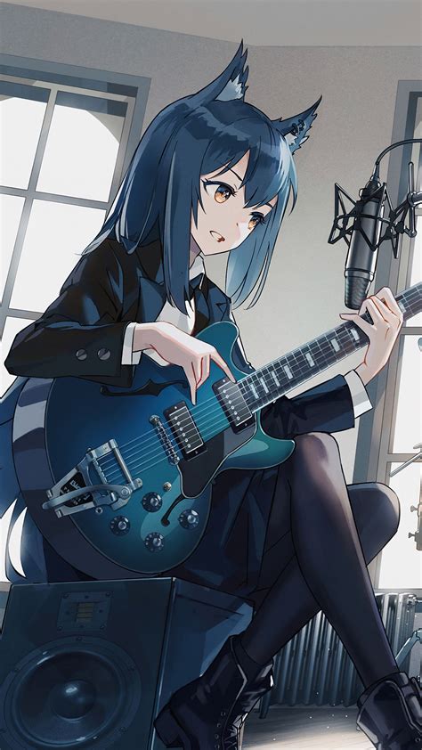 Anime Bass Guitar Wallpaper