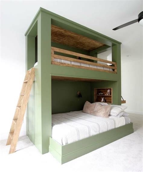 Built In Bunk Bed Reveal And Plan Plank And Pillow
