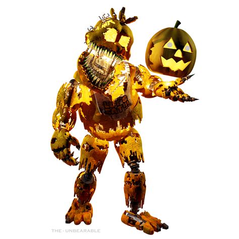 Jack O Chica Character Render By Theunbearable101 On Deviantart