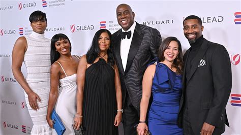 Basketball Icon Magic Johnson 64 Makes Rare Move Of Posing With