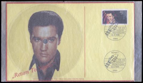 Elvis Presley Return To Sender 1988 Postcard Flexi Vinyl Discogs