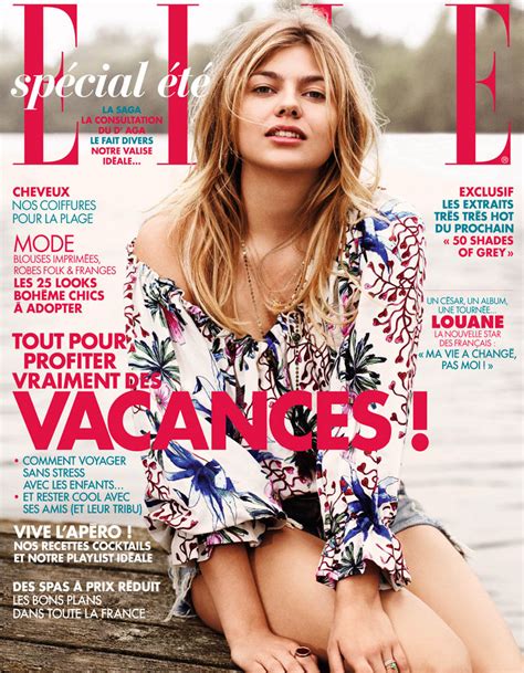 Louane Emera En Couverture Du Magazine Elle Elle
