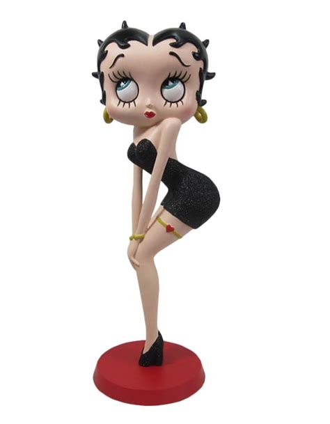 Betty Boop Classic Pose Black Glitter 29cm Figurine Keillers T Shop
