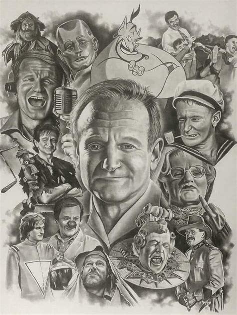 In Memory Of Robin Williams Robin Williams Artwork Art