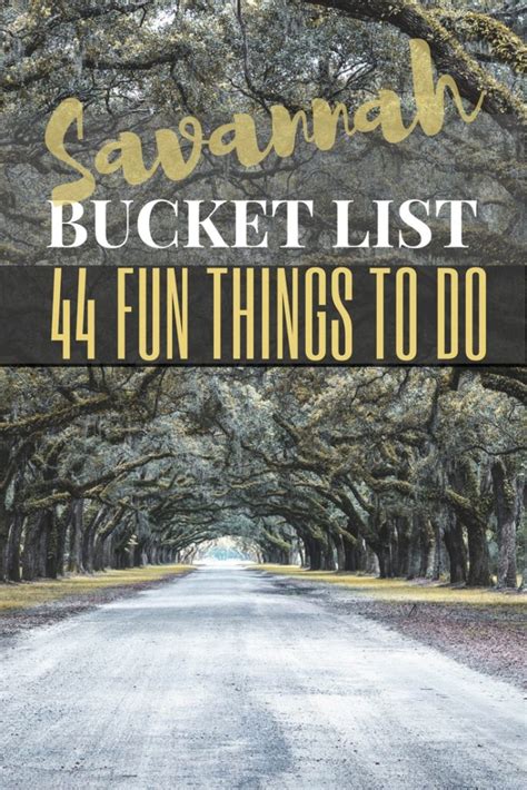 Savannah Bucket List 44 Fun Things To Georgias Historic City