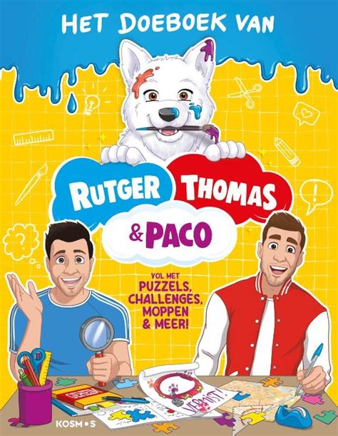 Het Doeboek Van Rutger Thomas En Paco Vol Met Puzzels Challenges M Oppen And Meer Grinsven