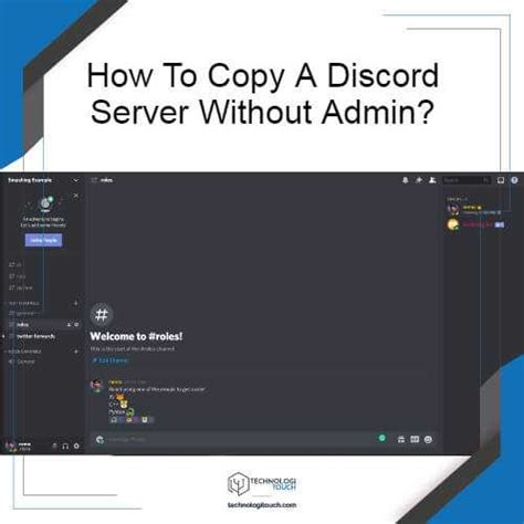 How To Copy A Discord Server Without Admin Procedure