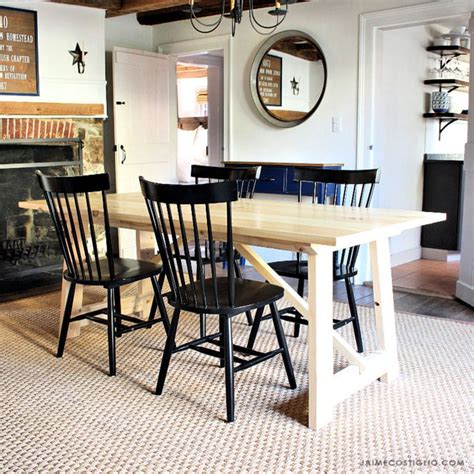 How to decorate dining table,dining table decor,dining room decorating ideas,dining table decoration ideas,how to decorate dining room,how to decorate dining. DIY Architect Dining Table Free Plans - Jaime Costiglio