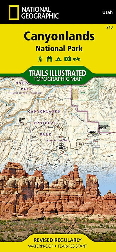210 Canyonlands National Park Map By National Geographic Avenza