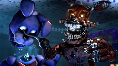 Sfm Fnaf Withered Vs Nightmare Vr Youtube