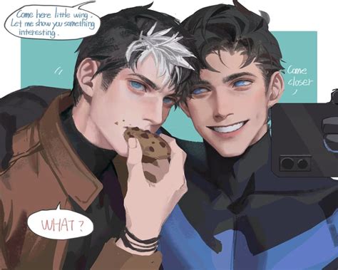 Dick Grayson Nightwing Jason Todd And Red Hood Dc Comics And 1 More Drawn By Yaoyao794