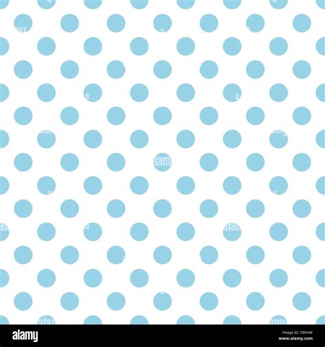 Seamless Polka Dot Pattern Vector Blue On White Polka Dots Texture