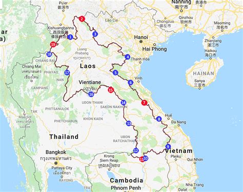 Laos Border Crossing Points