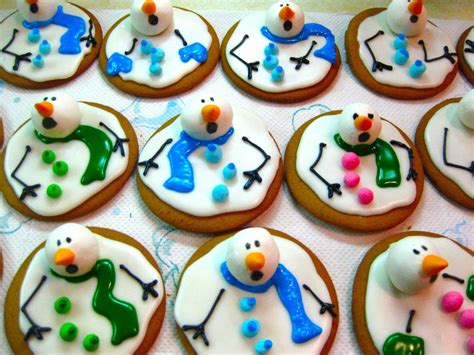 Wonderful Diy Marshmallow Melted Snowman Cookies