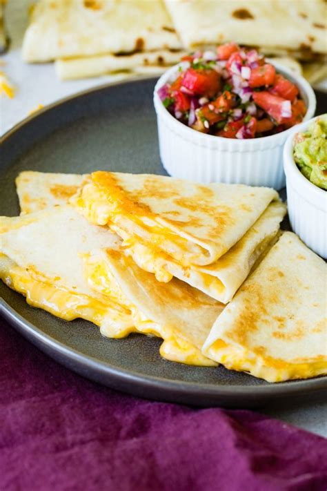 The Best Quesadilla Recipe Easy And Cheesy Oh Sweet Basil