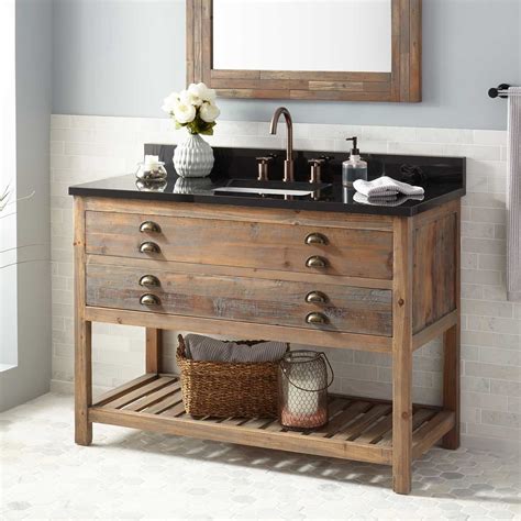 Made Of Reclaimed Pine The 48 Buy Bathroom Vanity Single Bathroom