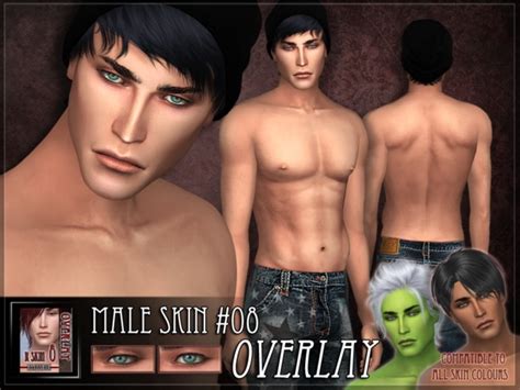 R Skin 8 Male Overlay By Remussirion Sims 4 Skins