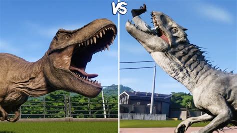 Indominus Rex Vs Tyrannosaurus Rex Jurassic World The Vrogue Co