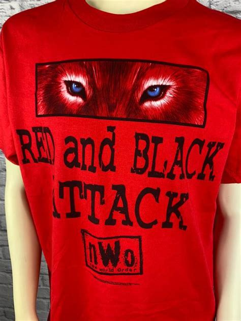 Vintage Nwo Red And Black Attack Nwt 1998 Grailed