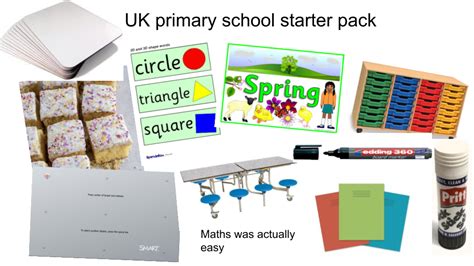 Primary School In The Uk Starter Pack Rstarterpacks