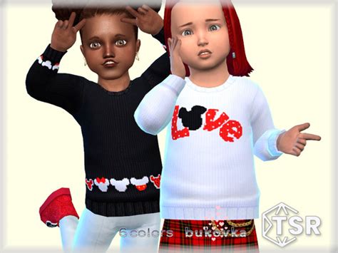 The Sims Resource Mickey Sweater