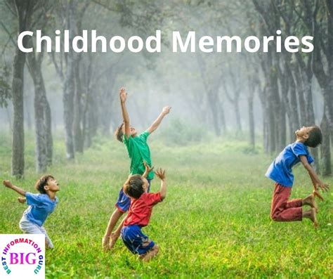 Childhood Memories Essay For Bignnerrs And School Boys And Girls