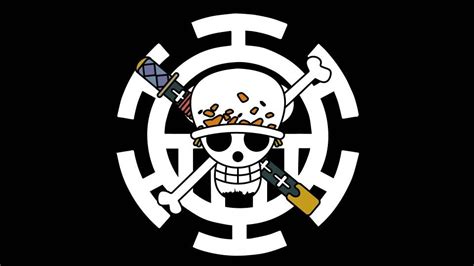 Trafalgar Law Jolly Roger In Mugiwara Style One Piece Logo One Piece