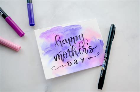 Quick And Easy Watercolor Mothers Day Card Amy Latta Creations