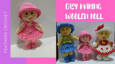 Making Woolen Doll For Surprise Gifting| Feathers Crochet - YouTube