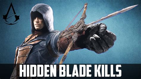 Assassin S Creed Unity Kill Compilation Hidden Blade Ultra Youtube