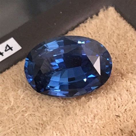 Navy Blue Sapphire Loose Gemstones Gemstone For T Etsy Pierre