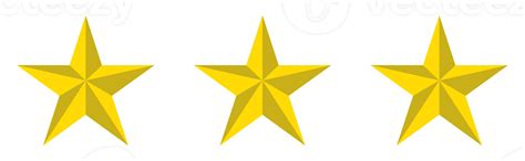 3d Visual Of The Five 5 Star Sign Star Rating Icon Symbol For