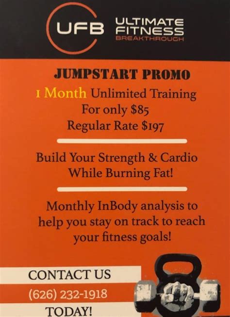 Packages And Rates Ultimate Fitness Breakthrough