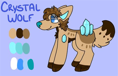 Crystal Wolf Adoptbid Closed By Dogfeatherss On Deviantart