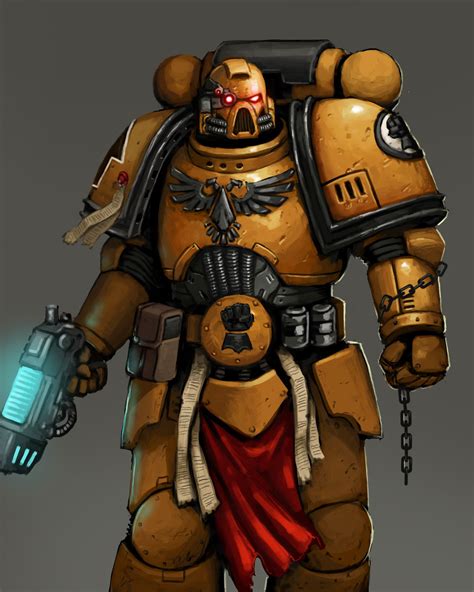 Imperial Fists Warhammer Art Imperial Fist Warhammer 40k Artwork