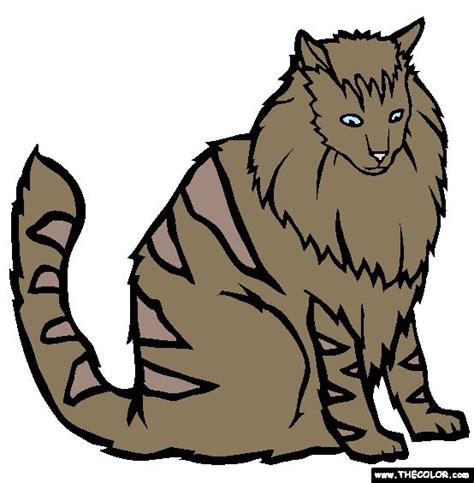 Norwegian Forest Cat Online Coloring Page Forest Cat Norwegian